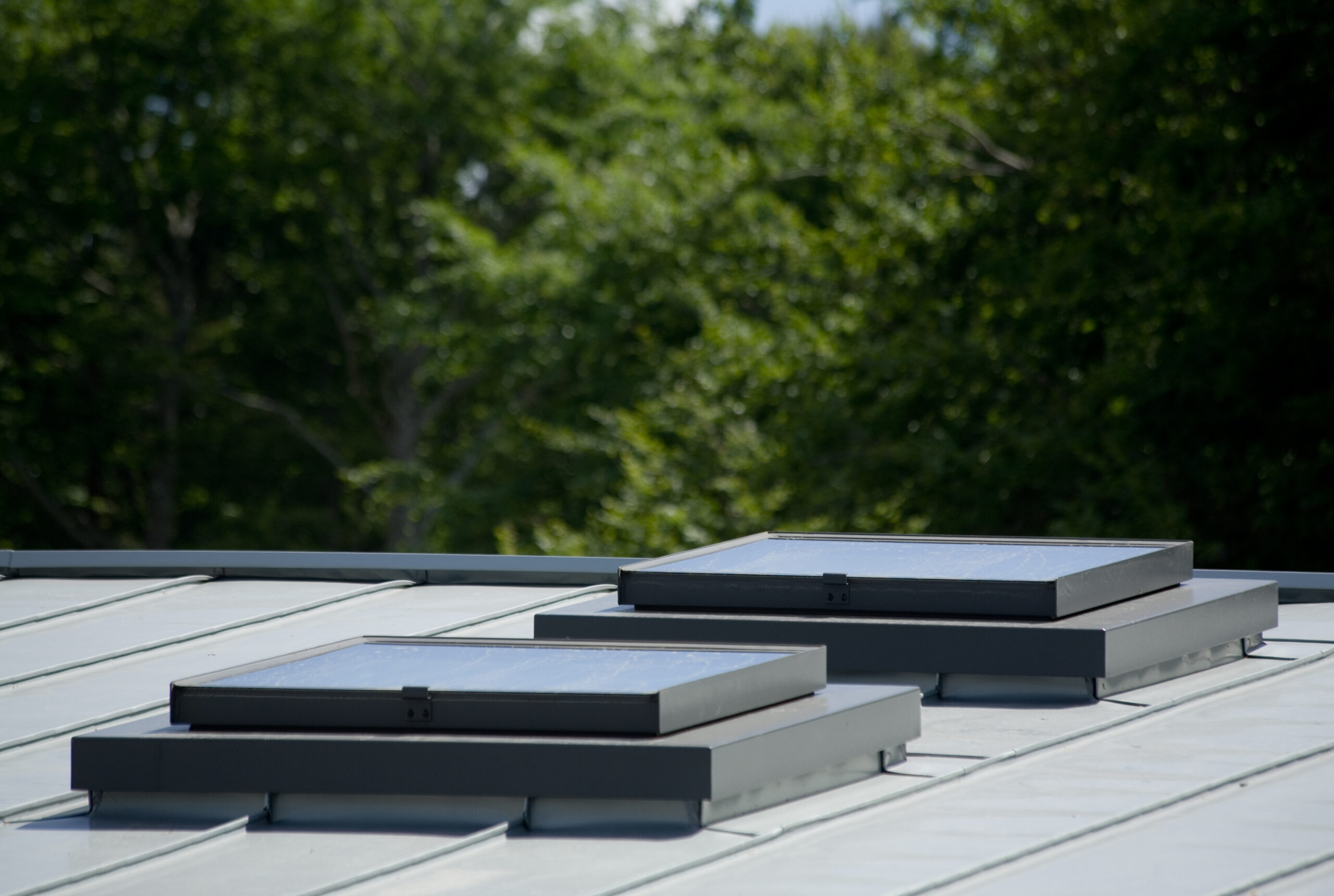 Flat roof buying guide. Flat rooflights at Castle Drogo