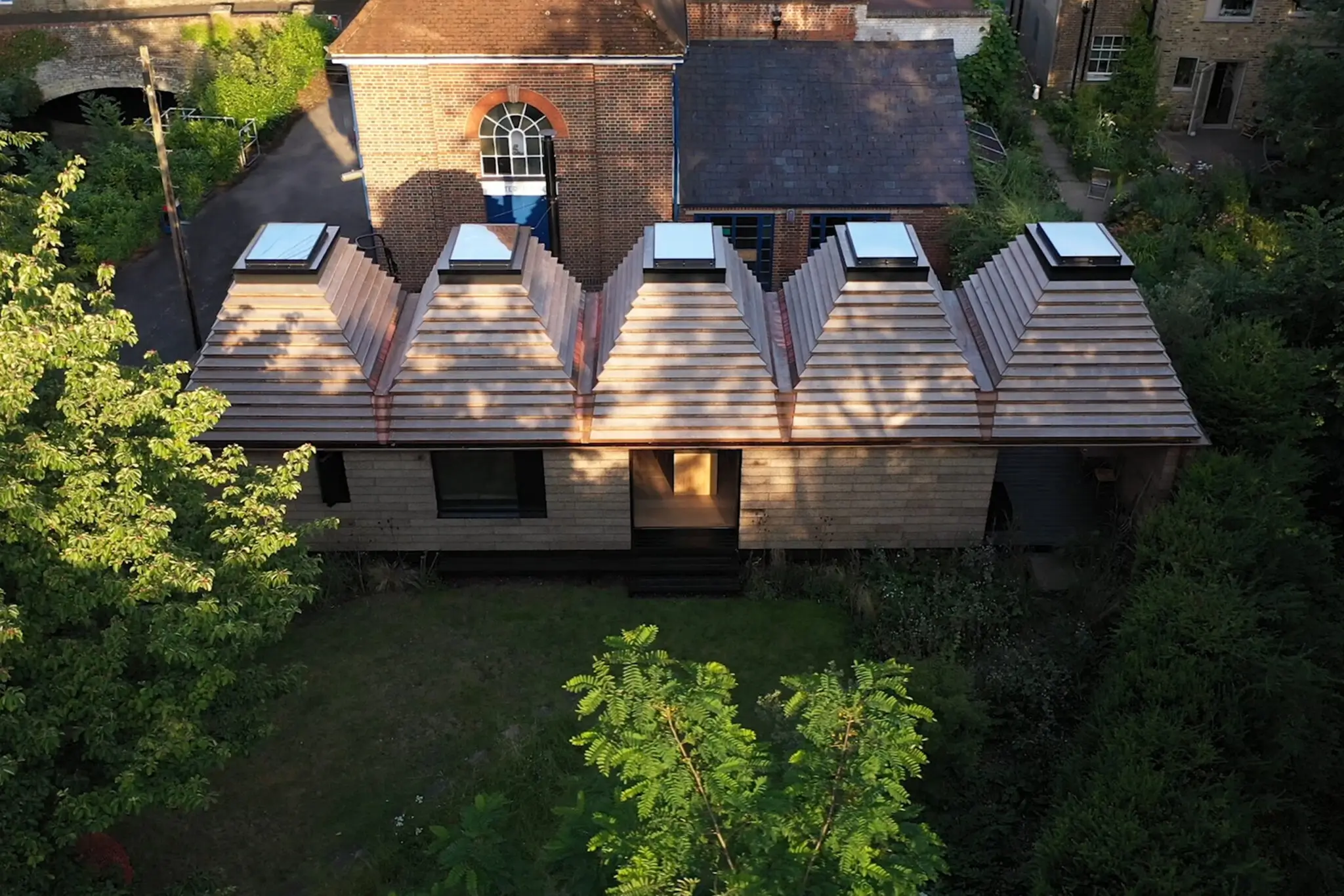 Drone footage of Cork House
