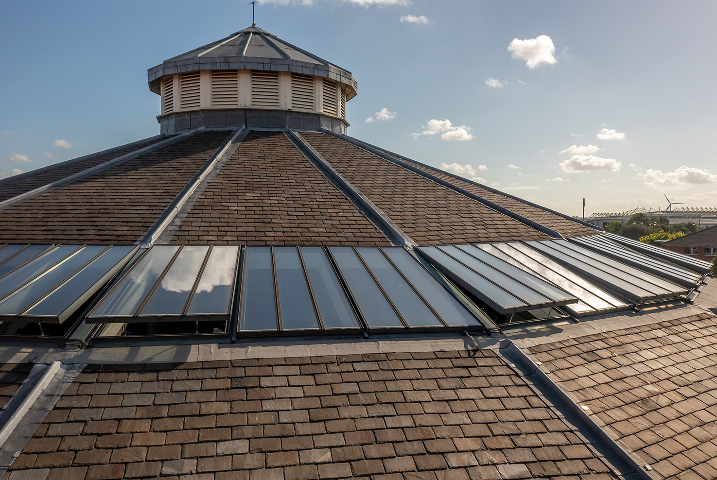 Trapezoidal Conservation Rooflights for Derby Roundhouse - Contractor Hub: Solutions
