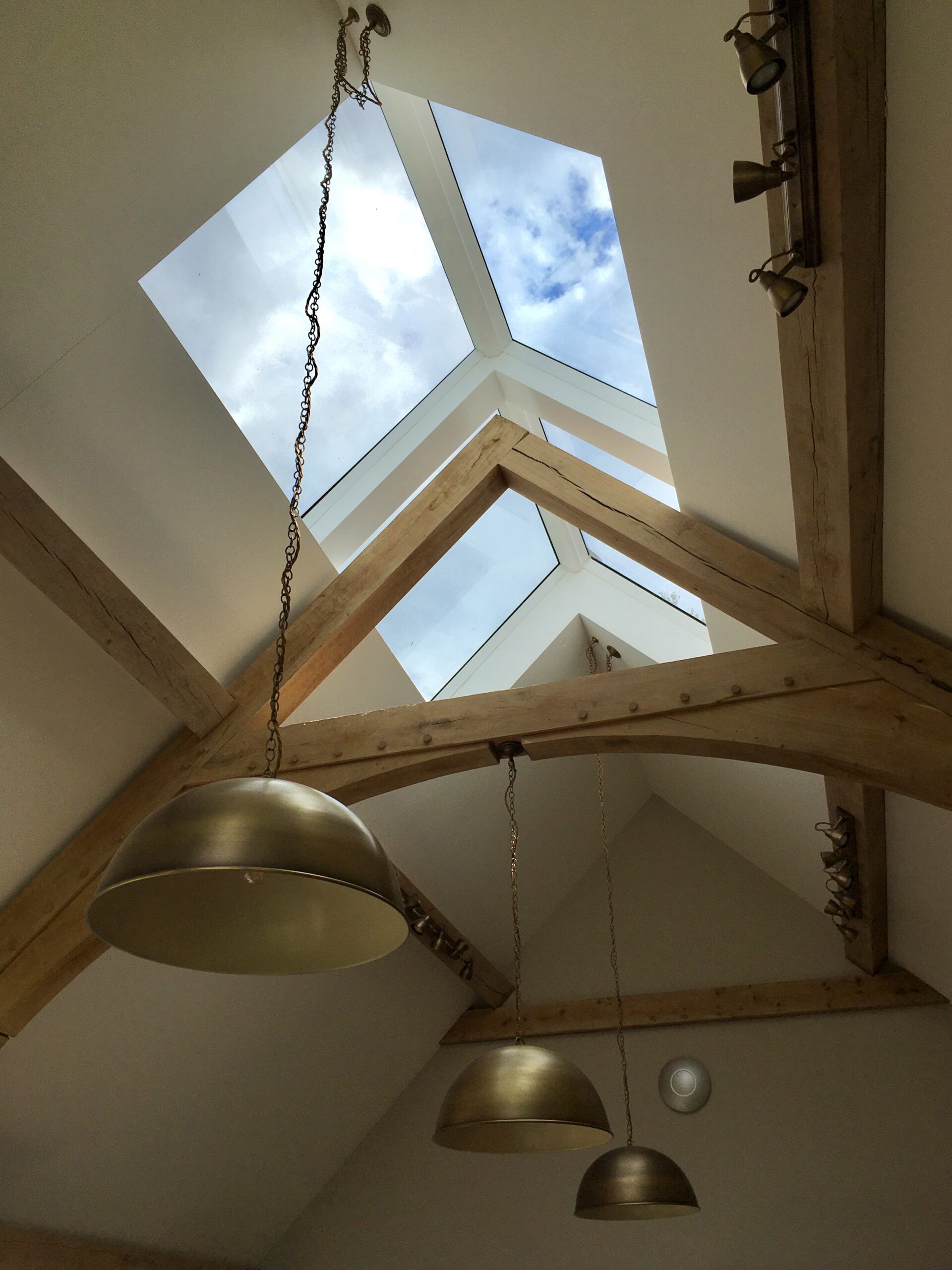 Internal shot of a Ridgelight roof window.